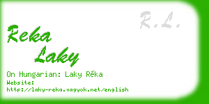 reka laky business card